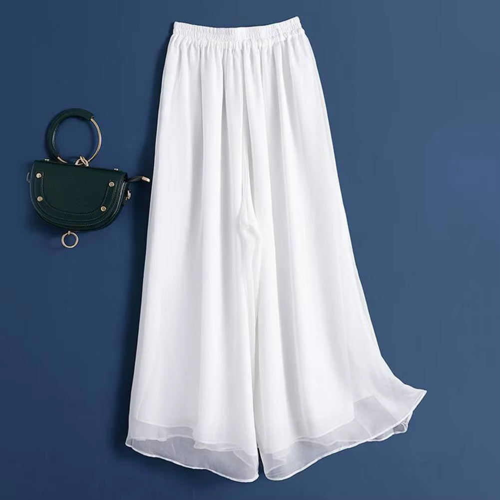 Women’s Classical Dance Pants – Elegant Elastic-Waist Practice Trousers for Modern & Ethnic Dance