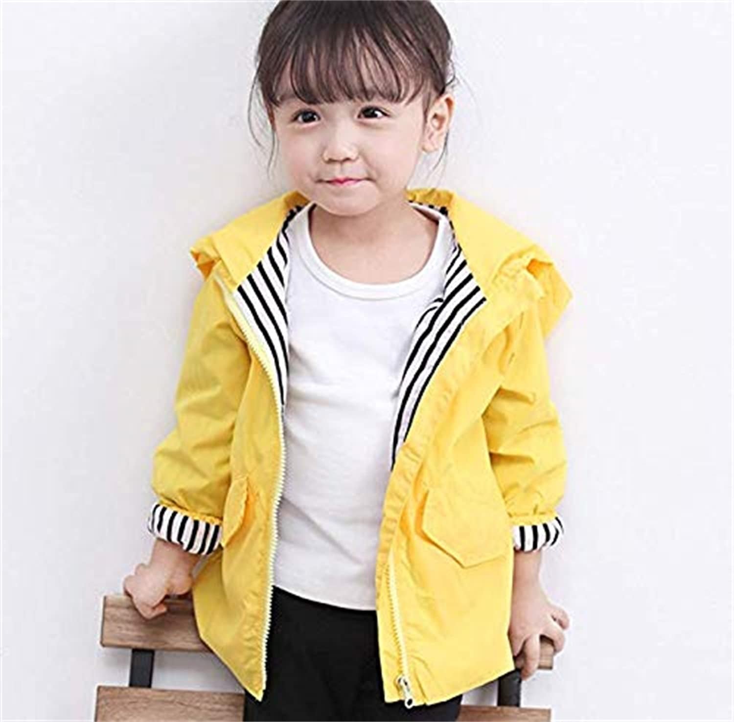 Toddler Duck Raincoat — Cute Cartoon Waterproof Hooded Jacket (1–5 Years)