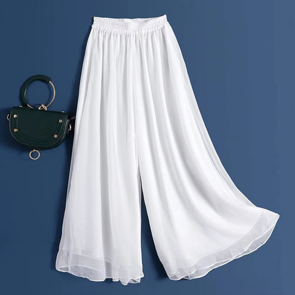 Women’s Classical Dance Pants – Elegant Elastic-Waist Practice Trousers for Modern & Ethnic Dance