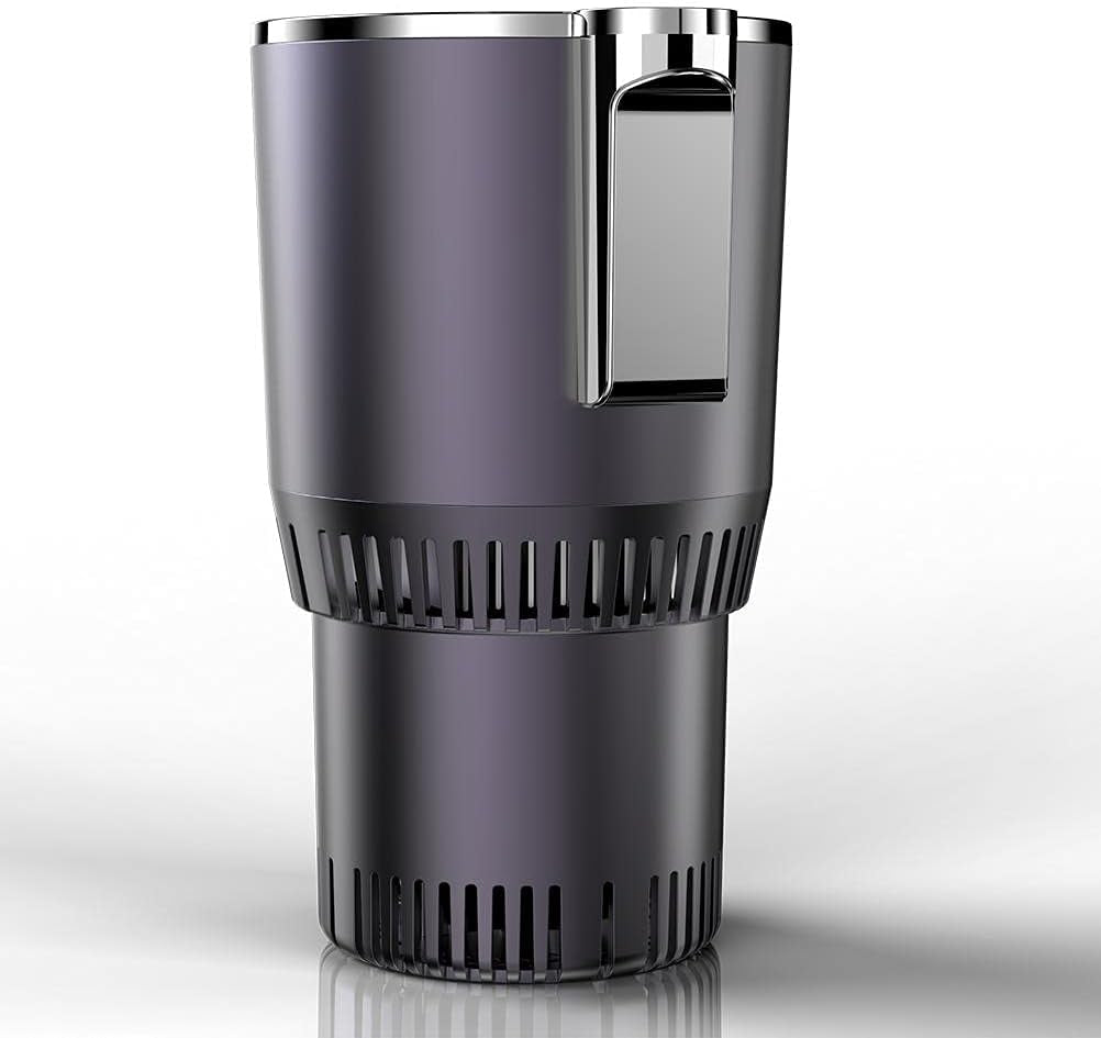 2-in-1 Car Cup Warmer and Cooler – Smart Heating & Cooling Mug Holder (Black)