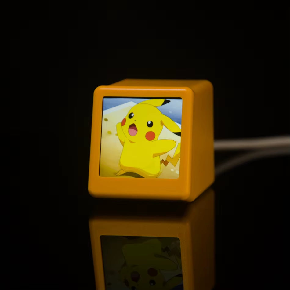 Ultra Smart WIFI Weather Station Clock – Desktop Bedside Display with Photo Album & GIF Animation