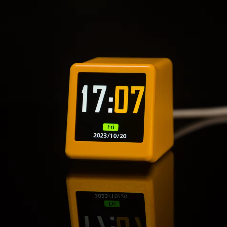 Ultra Smart WIFI Weather Station Clock – Desktop Bedside Display with Photo Album & GIF Animation