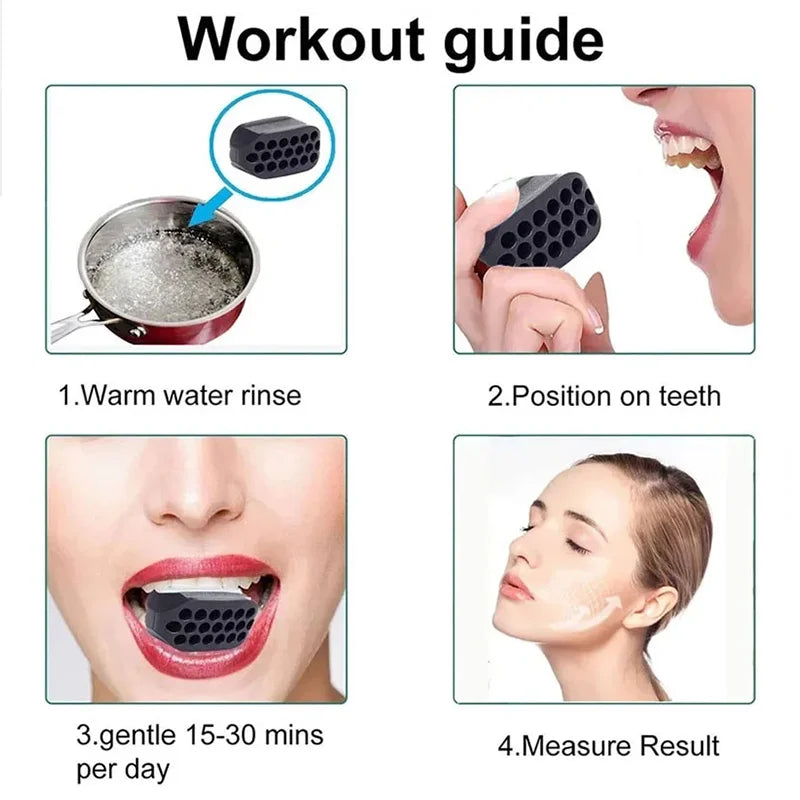 Jawline Gym Fitness Ball  |  Face Slimming Jaw Trainer