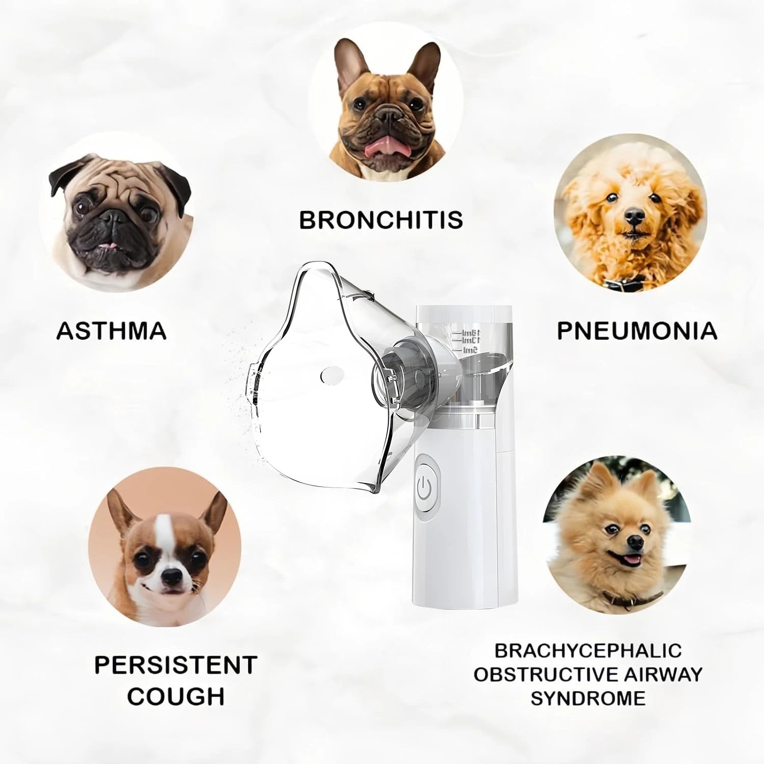 Portable Pet Nebulizer Machine – Silent Medical Atomizer & Inhaler