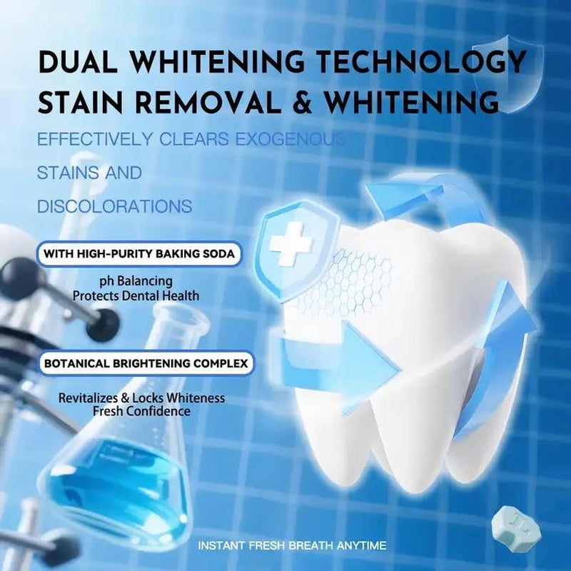 LUHA Probiotics & Pearl Powder Toothpaste – Fluoride-Free, Whitening, Eco-Friendly, Long-Lasting Fresh Breath