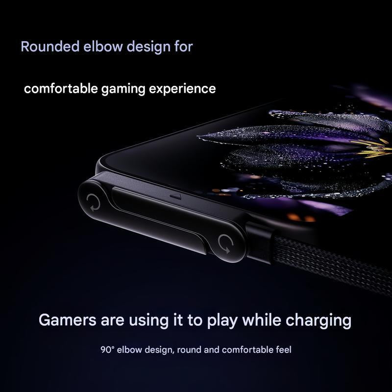 Basemo Invisible Holder Charger – 240W Super Fast Charging 2-in-1 Cable & Phone Stand