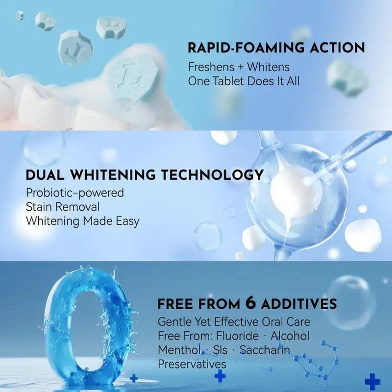 LUHA Probiotics & Pearl Powder Toothpaste – Fluoride-Free, Whitening, Eco-Friendly, Long-Lasting Fresh Breath