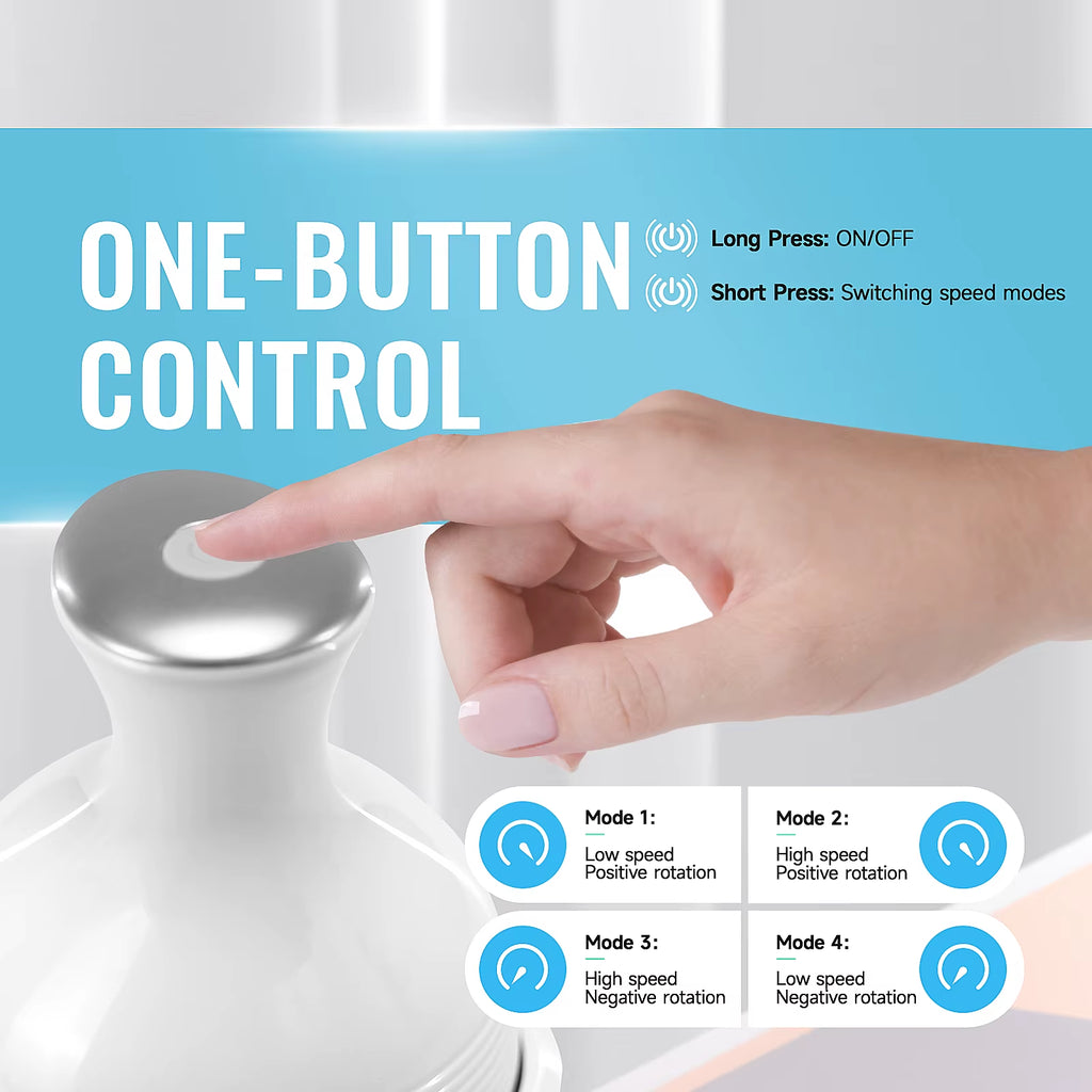 Wireless Smart Head Massager – Deep Tissue Neck & Scalp Kneading Device